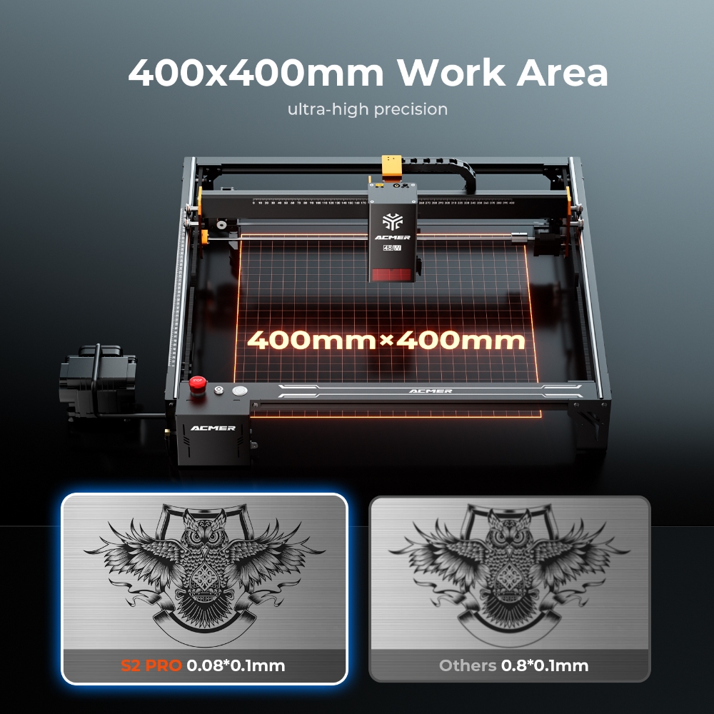 Лазерный гравер ACMER S2 PRO 3 – обзор и цена Laser Marking Machine